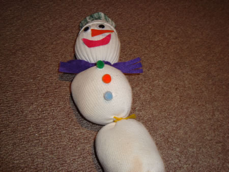 Sock Snowman